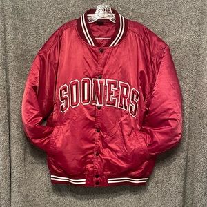 XL Oklahoma Sooners Satin Jacket
